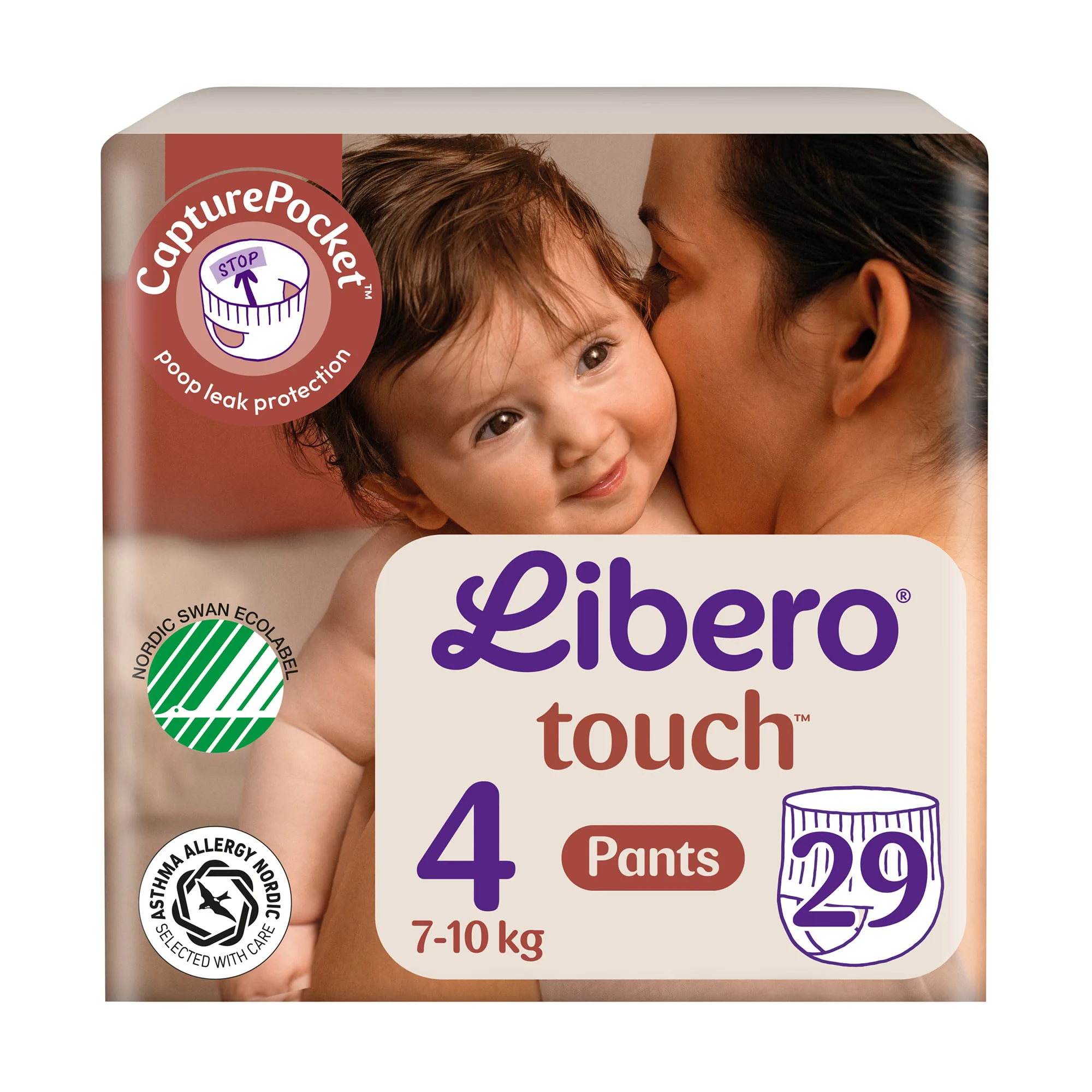 Марина С. Подгузники-трусики Libero Touch размер 4 (7-10 кг), 29 шт photo