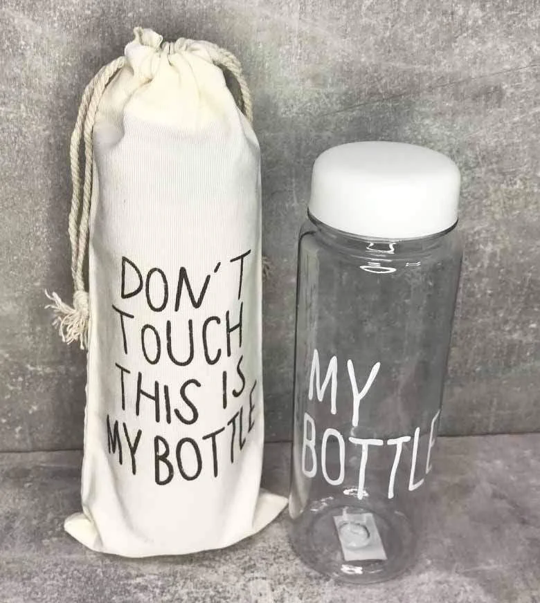 Марія Бутылка для воды My Bottle с чехлом 500 мл прозрачно/белая 500-500 (1223962) photo