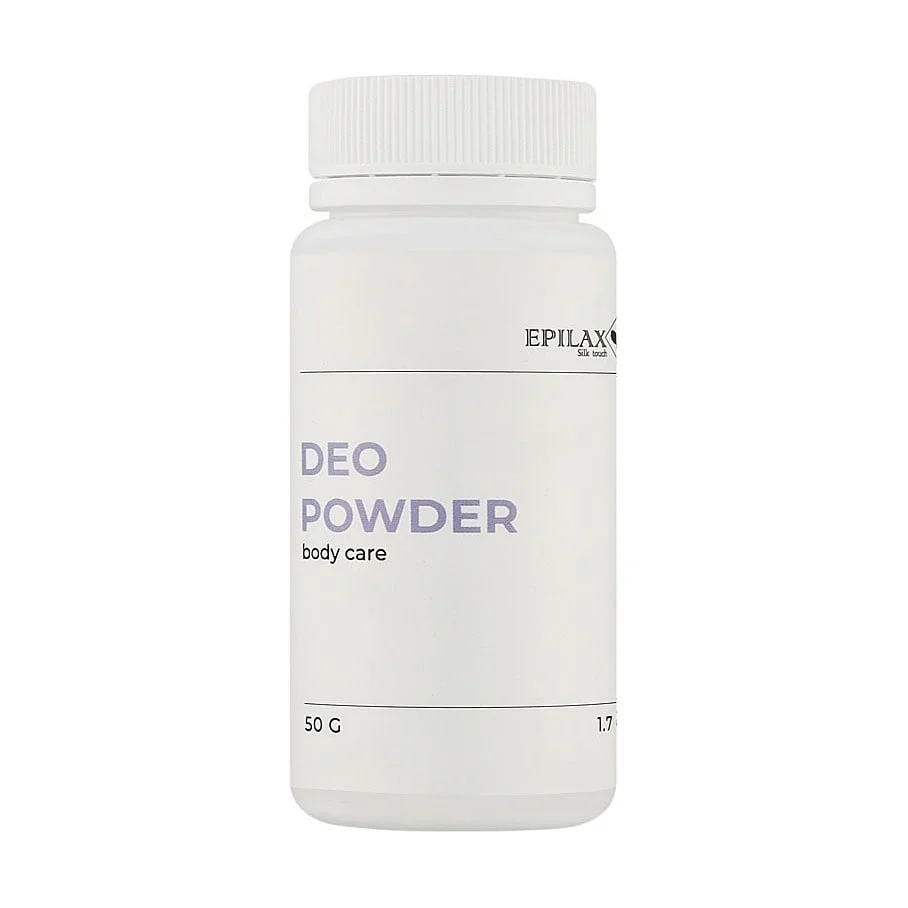 Володимир Дезодорувальна пудра для тіла Epilax Silk Touch Deo Powder, 50 г photo
