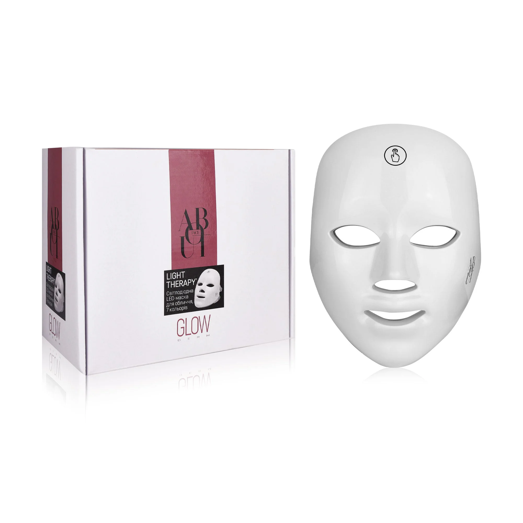 Діана Світлодіодна LED-маска для обличчя ABOUT face Light Therapy, 7 спектрів кольору                                                                         photo