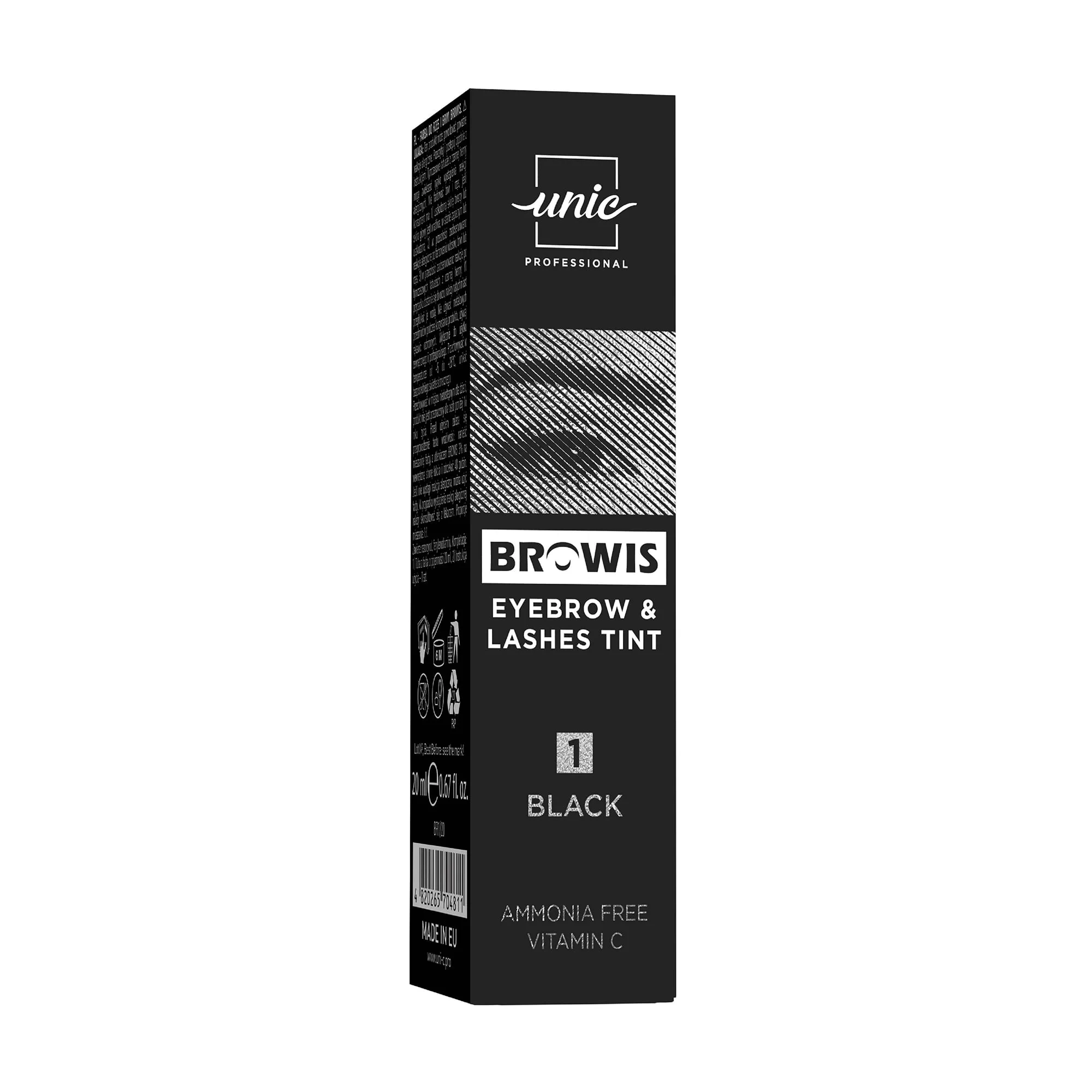Олена К. Краска для ресниц и бровей Unic Browis Eyebrow & Lashes Tint, 20 мл photo