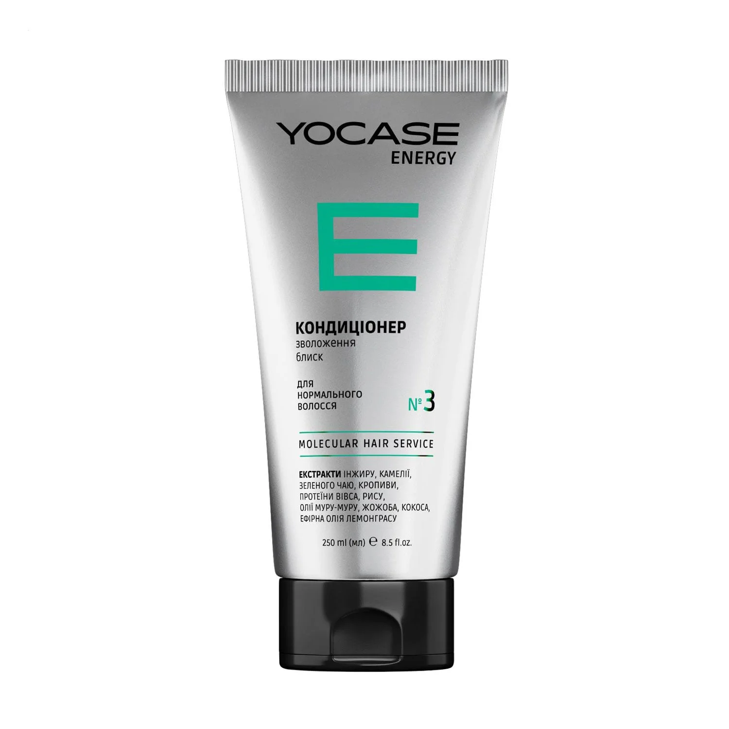 Надія Кондиціонер Green Pharm Cosmetic Yocase Energy 3 Molecular Hair Service для нормального волосся, 250 мл photo
