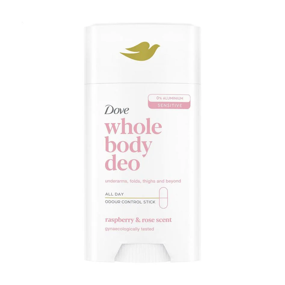 Дарина Б. Дезодорант-стик для всего тела Dove Whole Body Deo с ароматом малины и розы, 75 мл photo