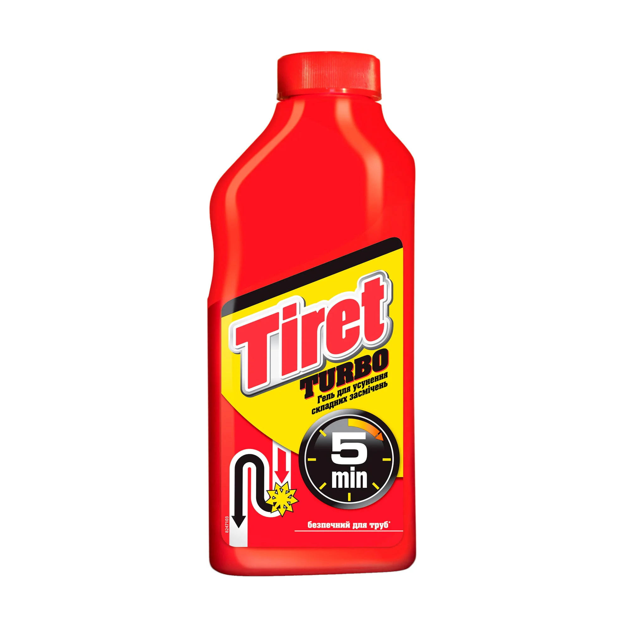 Татьяна Гель Tiret Turbo для прочистки труб, 500 мл photo