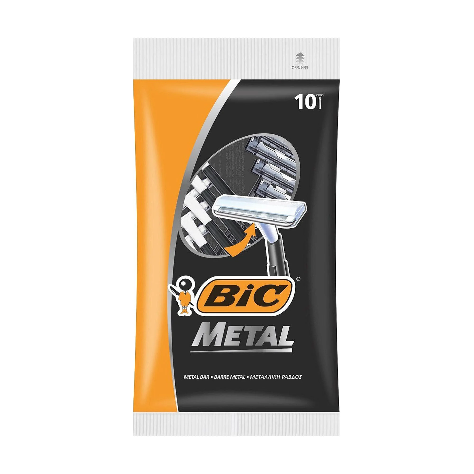 Василь Одноразовые бритвы BIC Metal мужские, 10 шт photo