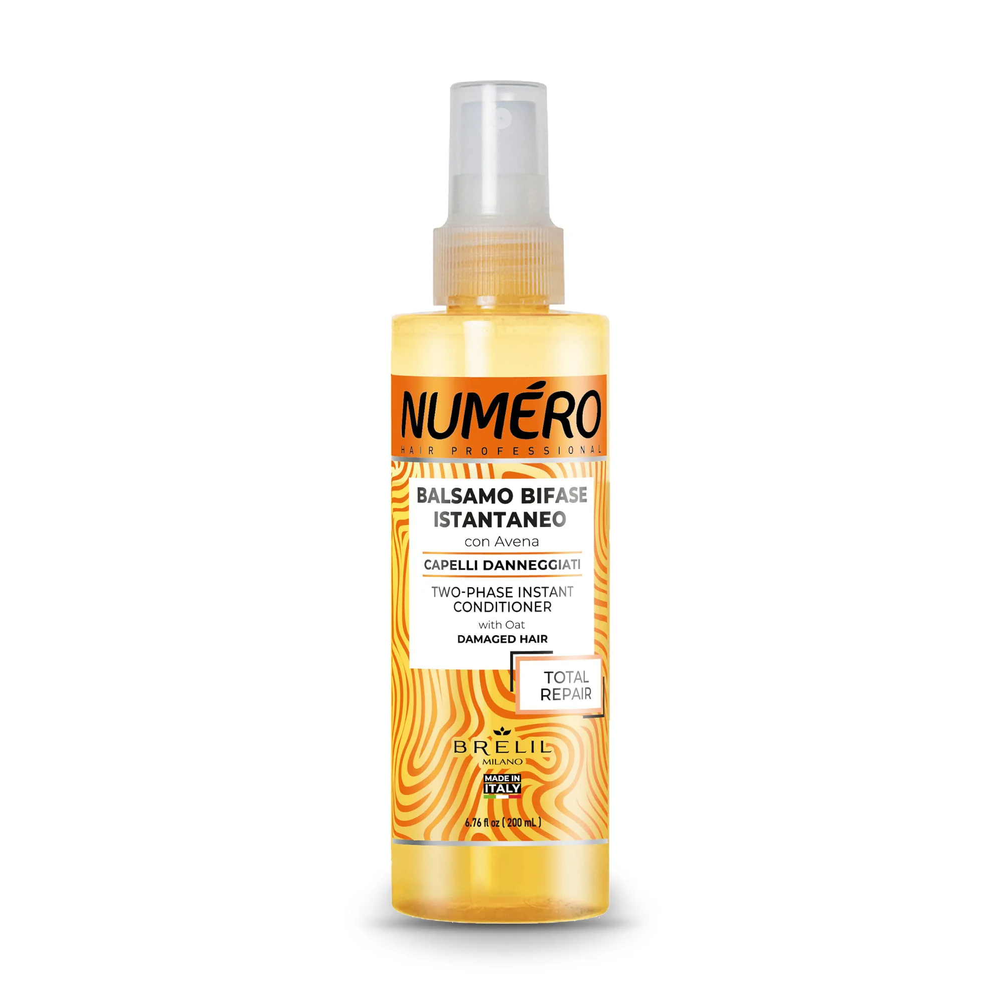 Уляна Г. Двофазний бальзам для волосся Brelil Numero Two-Phase Instant Conditioner with Oats з екстрактом вівса, 200 мл photo