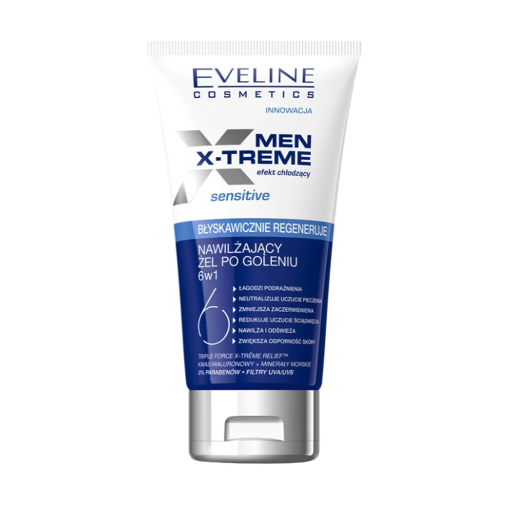 Олександр П. Зволожувальний гель після гоління Eveline Cosmetics Men Extreme Sensitive 6 в 1, чоловічий, 150 мл photo