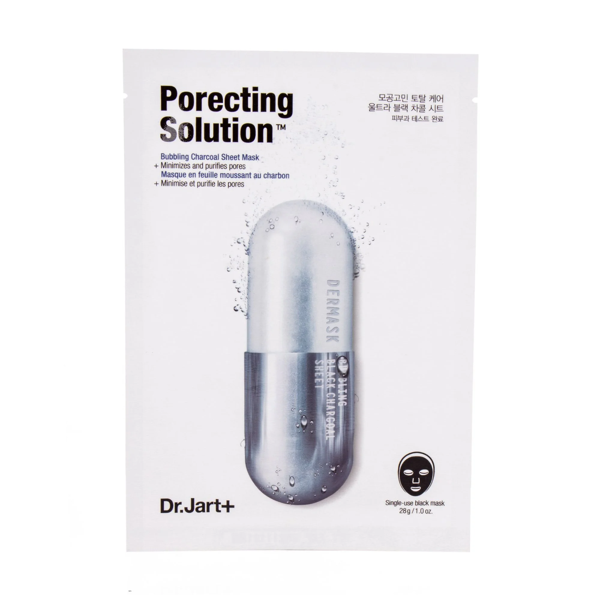 Марина Тканинна маска для обличчя Dr. Jart+ Porecting Solution Dermask для очищення пор, 28 г photo