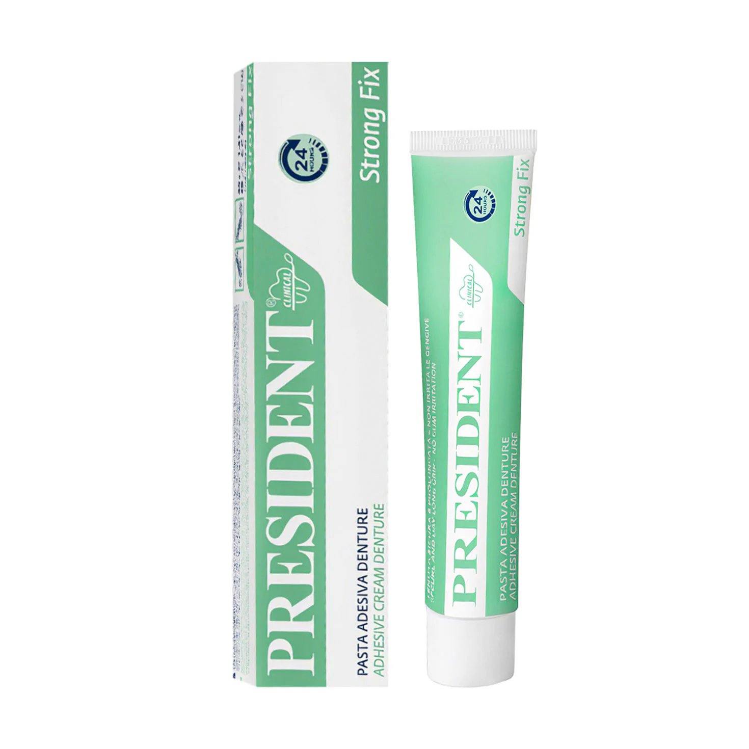 Евгения Крем клейкий для фіксації зубних протезів PresiDENT Clinical Denture, 40 г photo