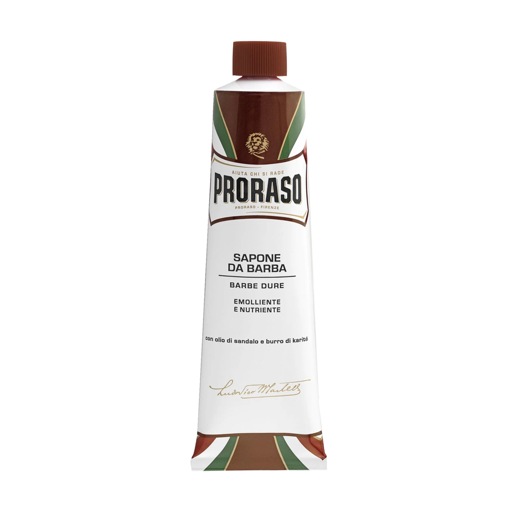 Виктория П. Крем для бритья Proraso с маслом ши и сандаловой маслом, для жесткой щетины, 150 мл photo