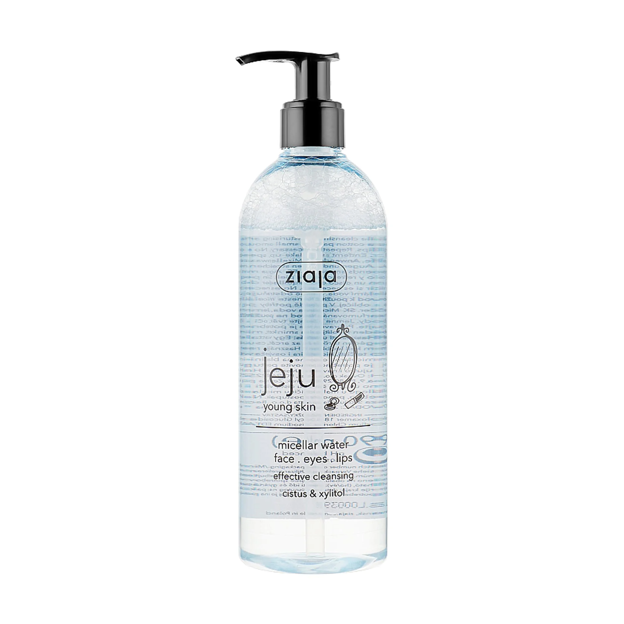 Галина К. Міцелярна вода для обличчя, очей та губ Ziaja Jeju Micellar Water Young Skin для молодої шкіри, 390 мл photo