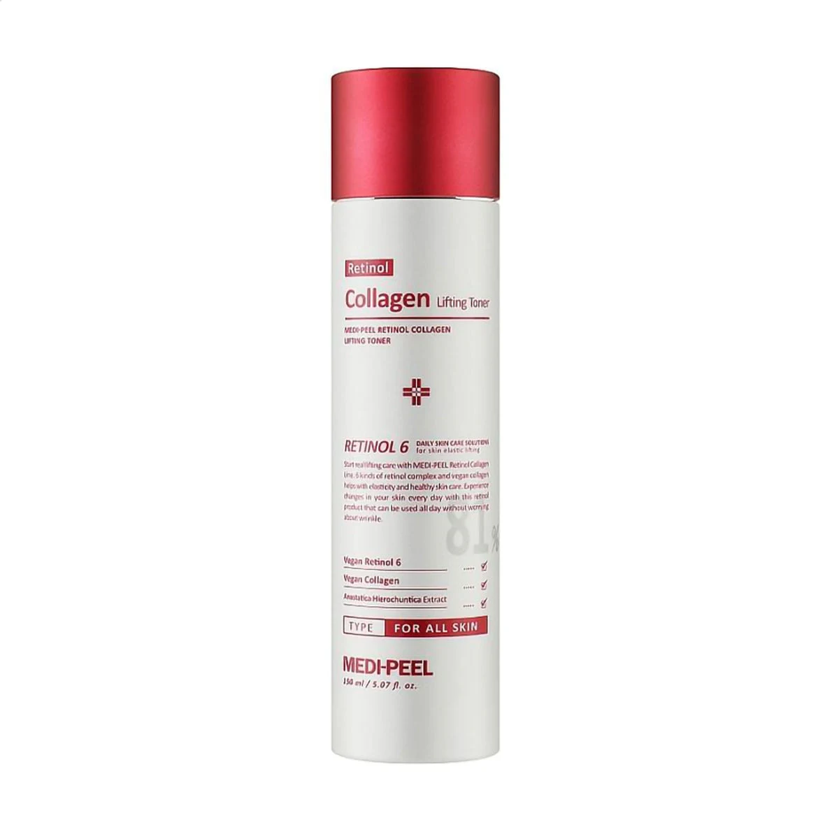 Сергій Тонер для обличчя Medi-Peel Retinol 6 Collagen Lifting Toner з ліфтинг-ефектом, 150 мл photo