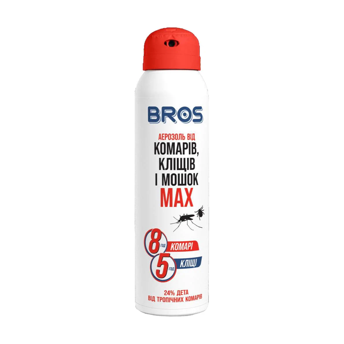 Дарья Аэрозоль от комаров и клещей Bros Max, защита до 8 часов, 90 мл photo