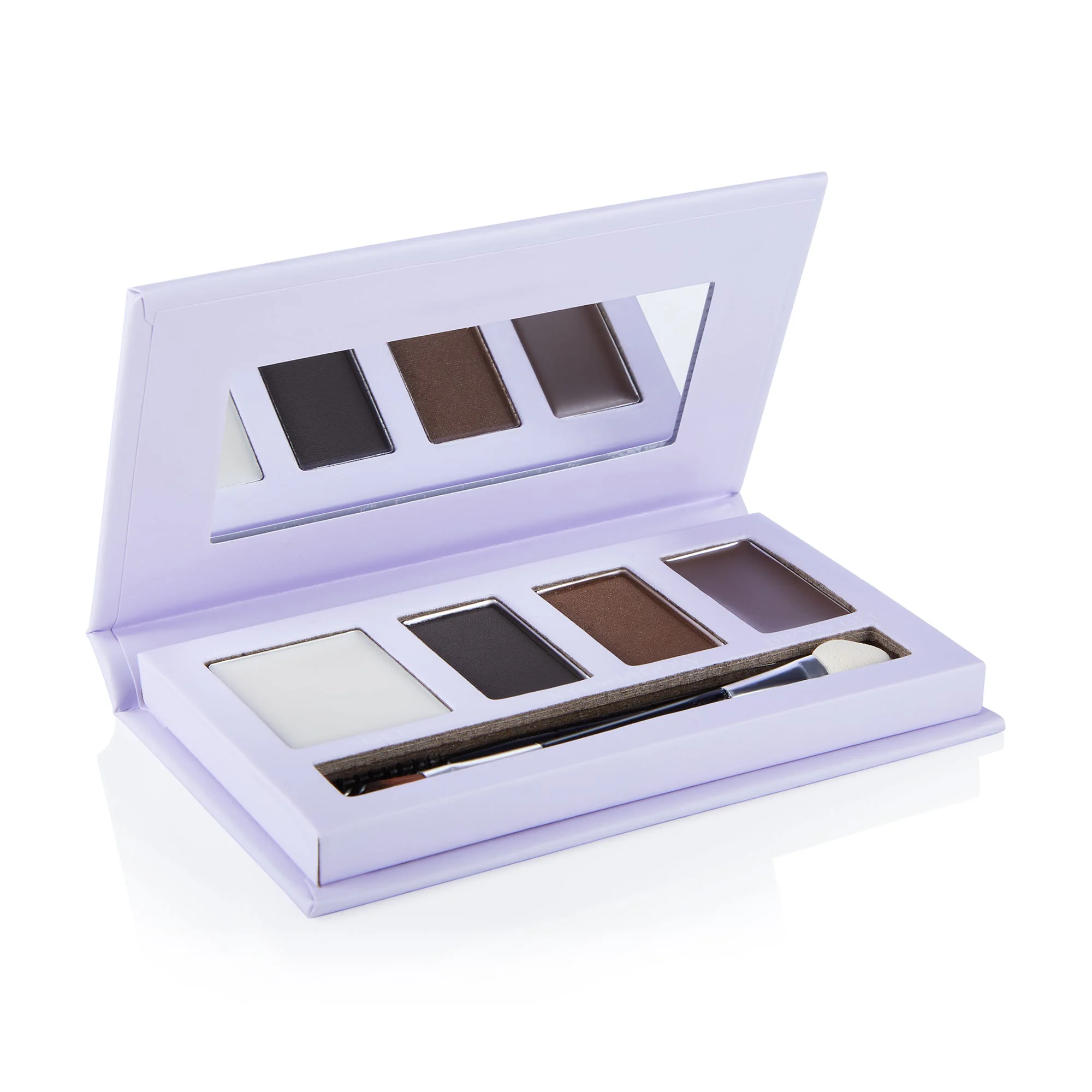 Роза М. Набір для брів GlamBee Cool Brows Palette (тіні, віск), 0,7г photo