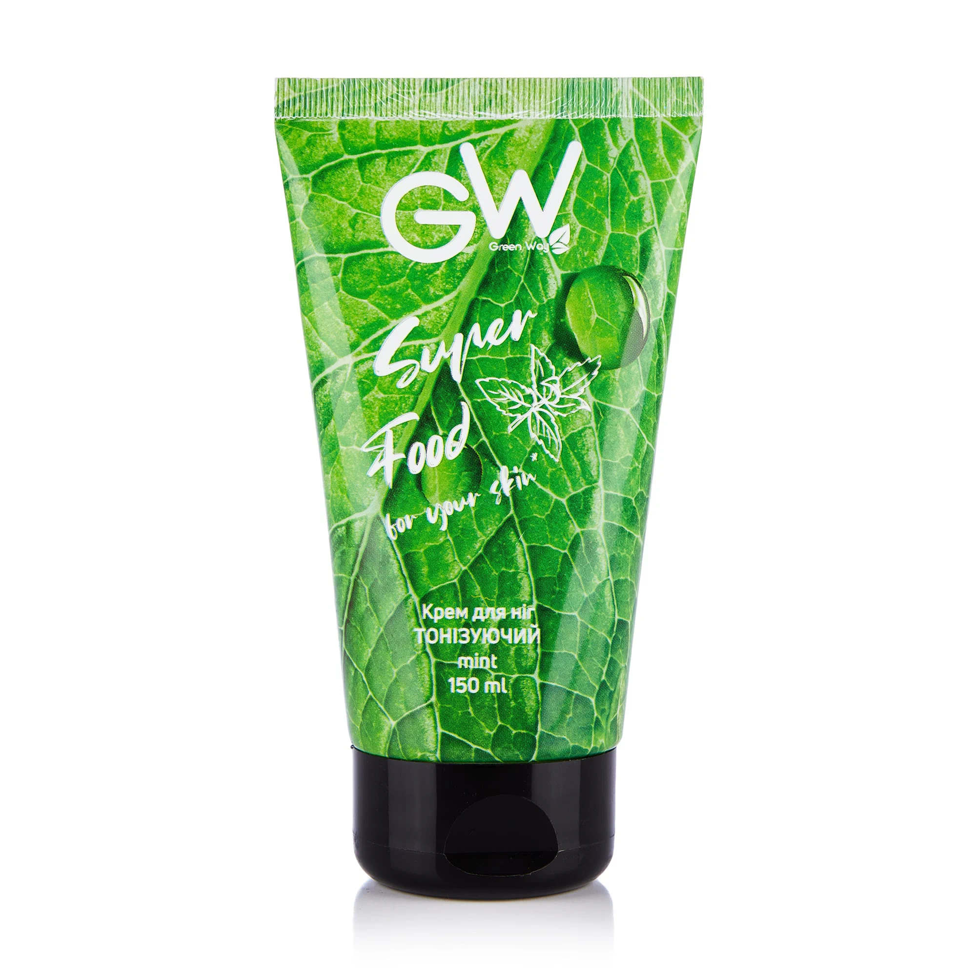 Анна Крем для ног Green Way ФітоЛінія Super Food Mint Тонизирующий, 150 мл photo