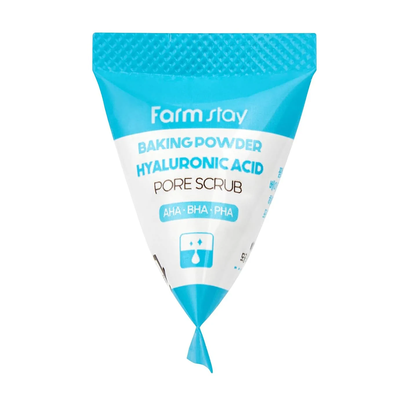 Світлана Скраб для лица FarmStay Baking Powder Hyaluronic Acid Pore Scrub с гиалуроновой кислотой, 7 г photo