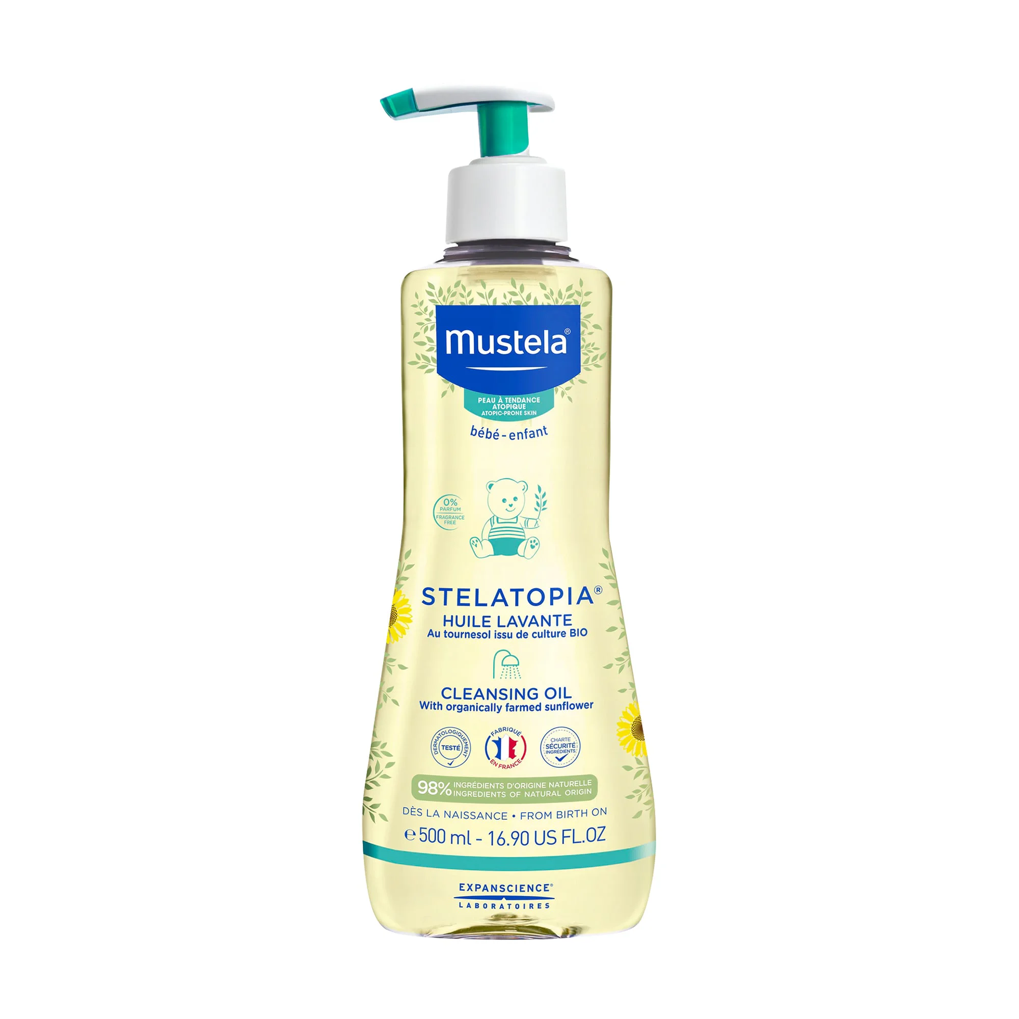 Инна М. Очищающее масло для ванны Mustela Bebe Stelatopia Cleansing Oil, 500 мл photo