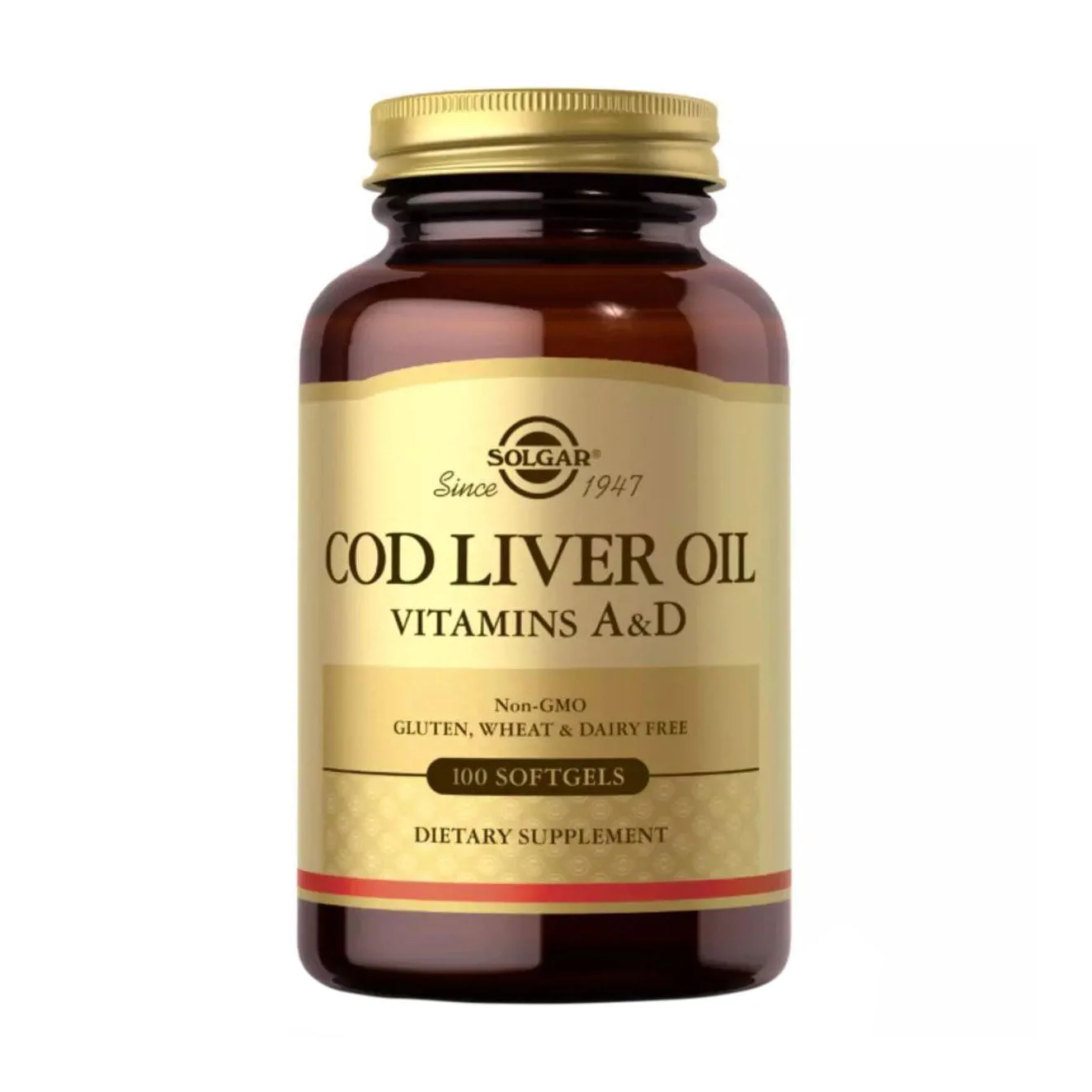 Аліна С. Масло печени трески с витаминами A и D Solgar Cod Liver Oil Vitamins A & D, в капсулах photo