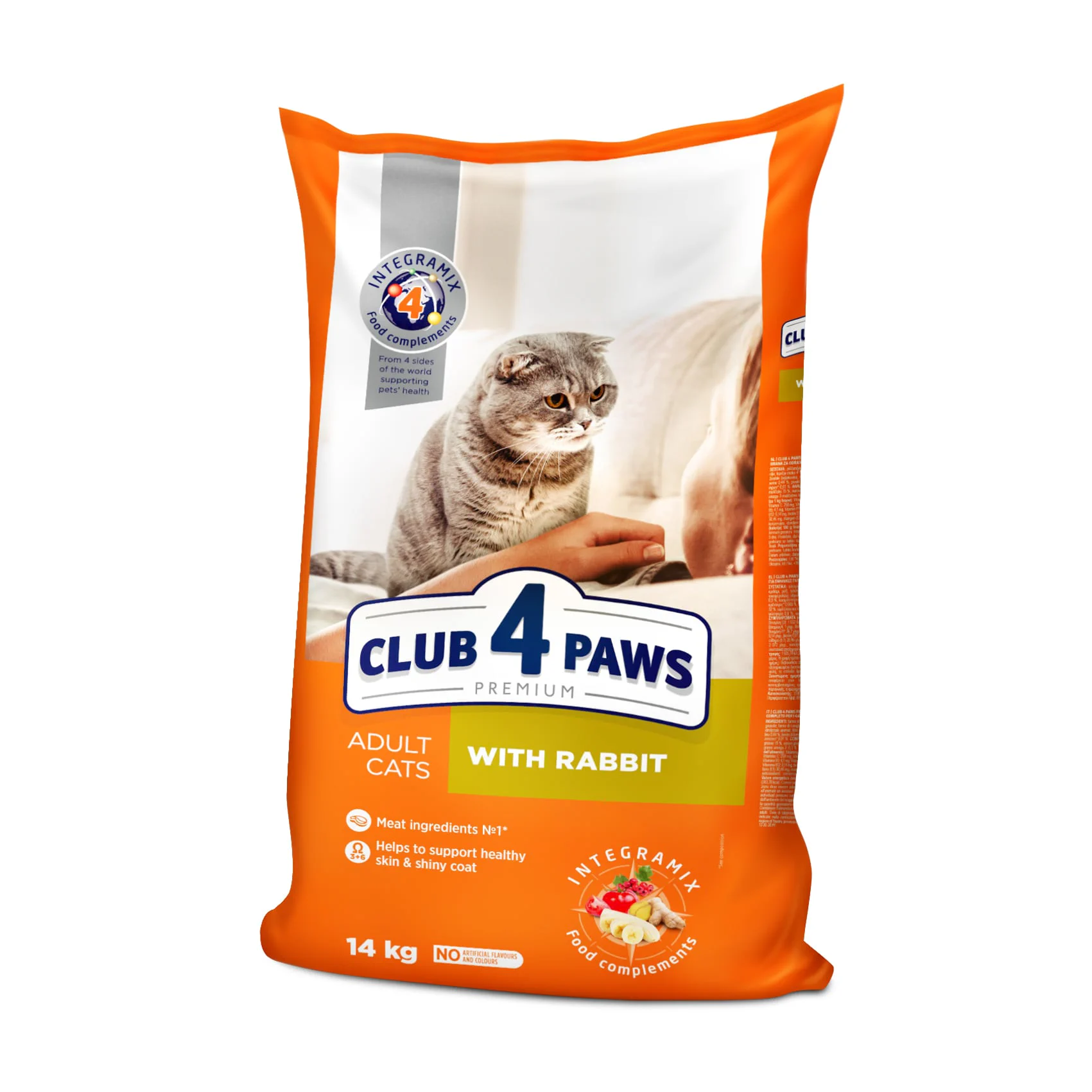Виктор Сухой корм для кошек Club 4 Paws Premium с кроликом photo