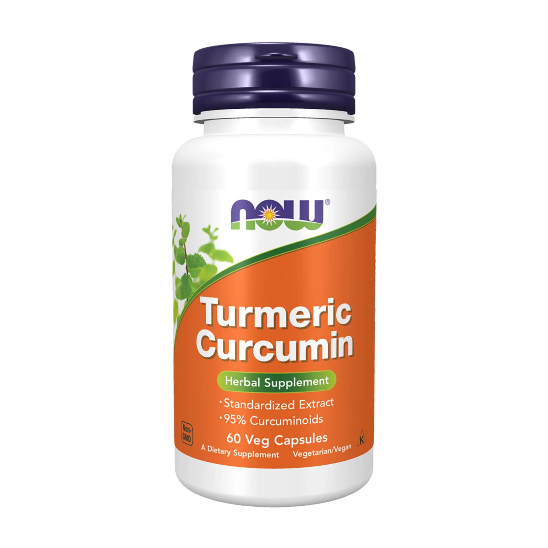 Олена Куркума и куркумин NOW Foods Turmeric Curcumin, 60 капсул photo