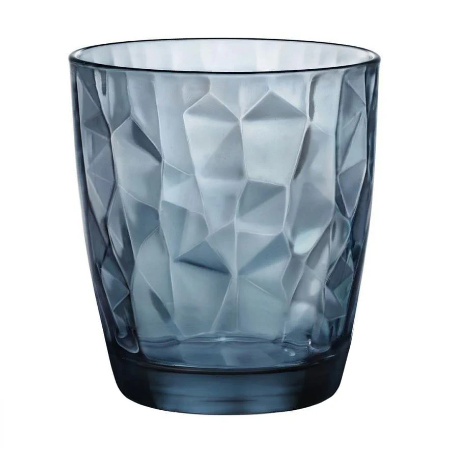 Анна Набір низьких склянок Bormioli Rocco Diamond Ocean Blue, 6*305 мл photo