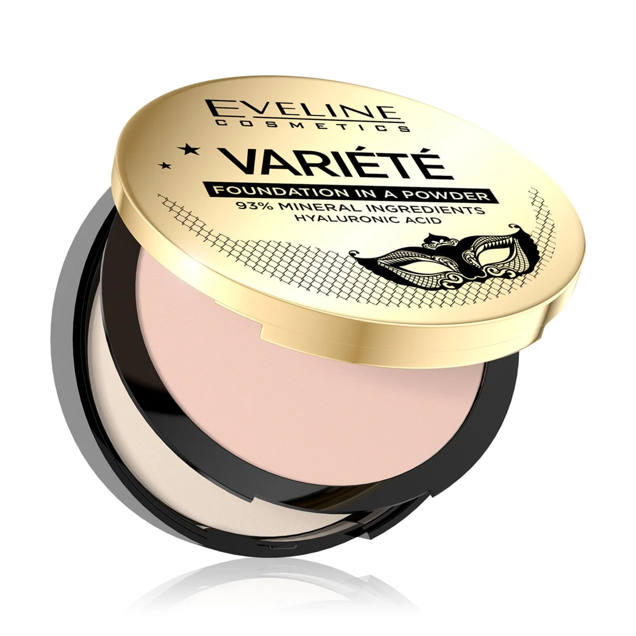 Ліля Ц. Мінеральна компактна пудра для обличчя Eveline Cosmetics Variete, 8 г photo