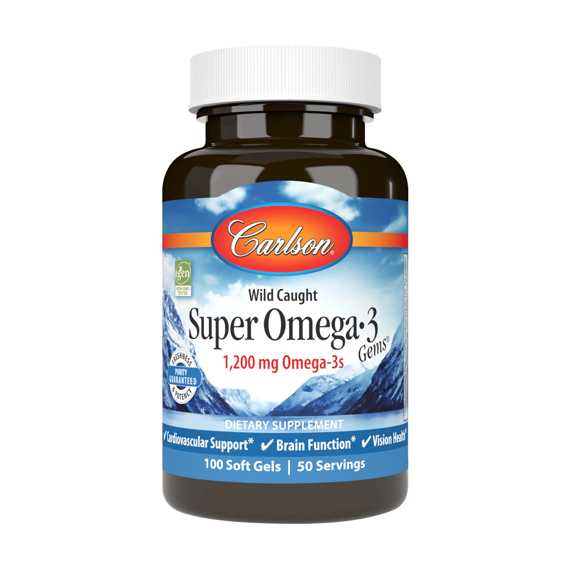 Кулешова Я. Омега-3 Carlson Labs Super Omega-3 1200 мг в капсулах photo