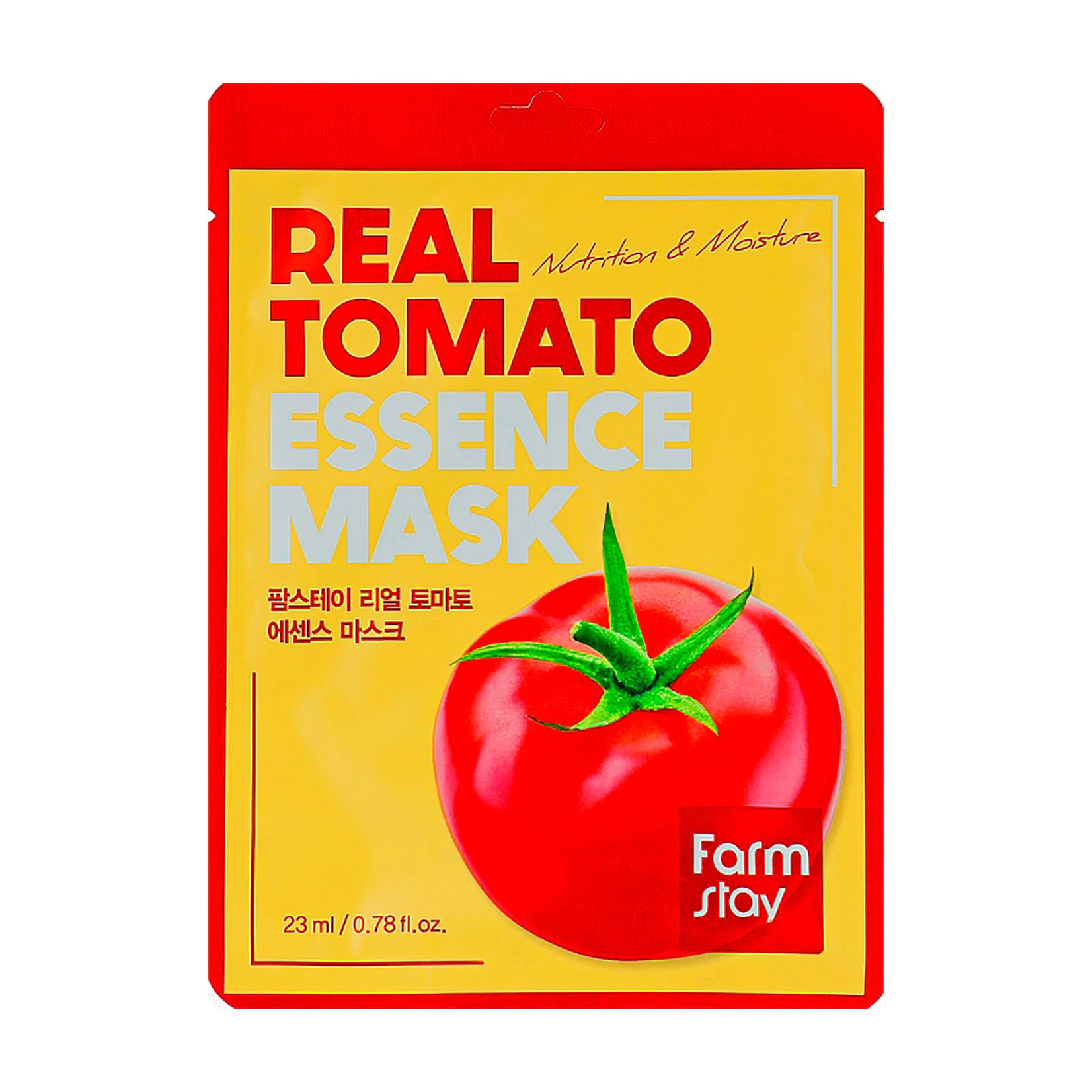 Вероніка Увлажняющая тканевая маска для лица Farmstay Real Tomato Essence Mask с экстрактом томата, 23 мл photo