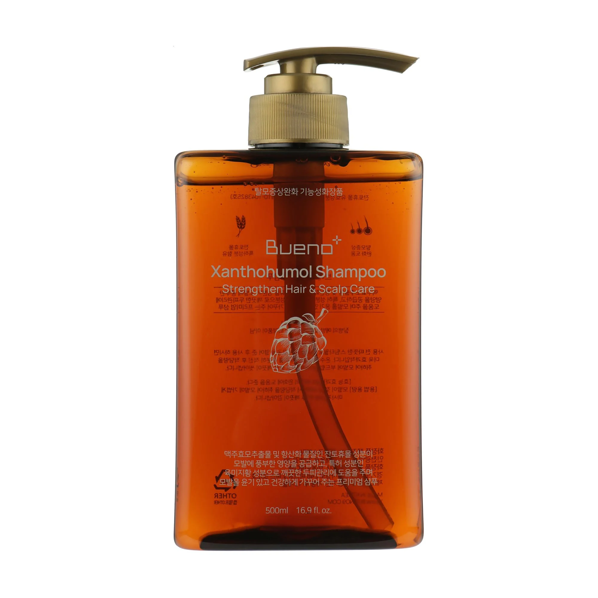 Юлія Зміцнювальний шампунь для волосся Bueno Xanthohumor Shampoo, 500 мл photo