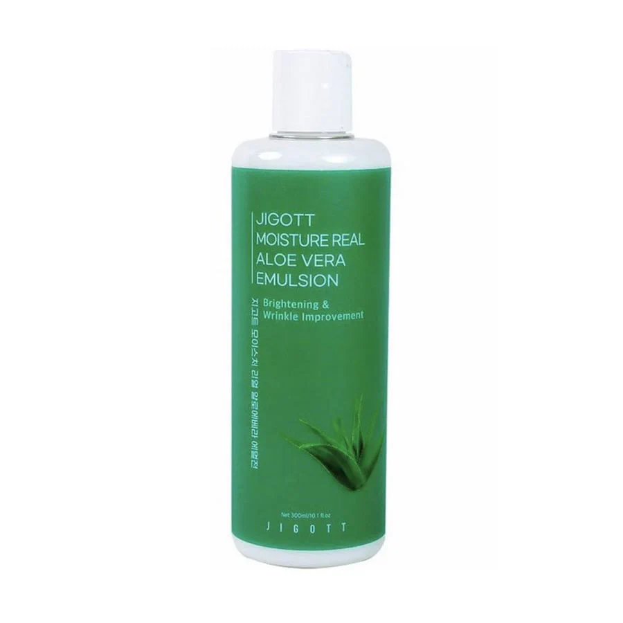Тетяна С. Эмульсия для лица Jigott Moisture Real Aloe Vera Emulsion, 300 мл photo