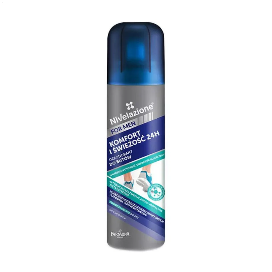 Оля Р. Чоловічий дезодорант для взуття та ніг Farmona Nivelazione For Men Shoe Antiperspirant, 180 мл photo