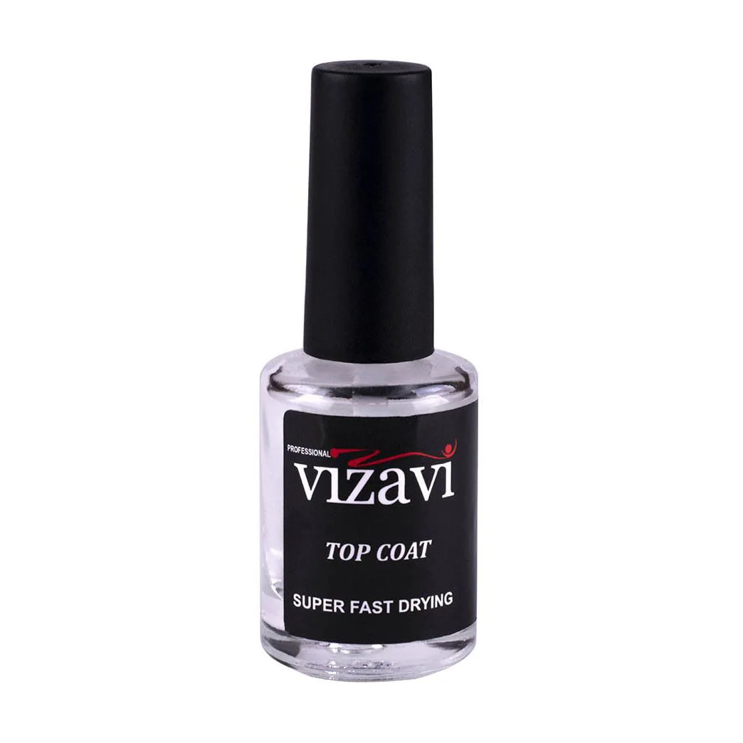 Римма Финишное покрытие для лака Vizavi Professional Top Coat Super Fast Drying, 12 мл photo