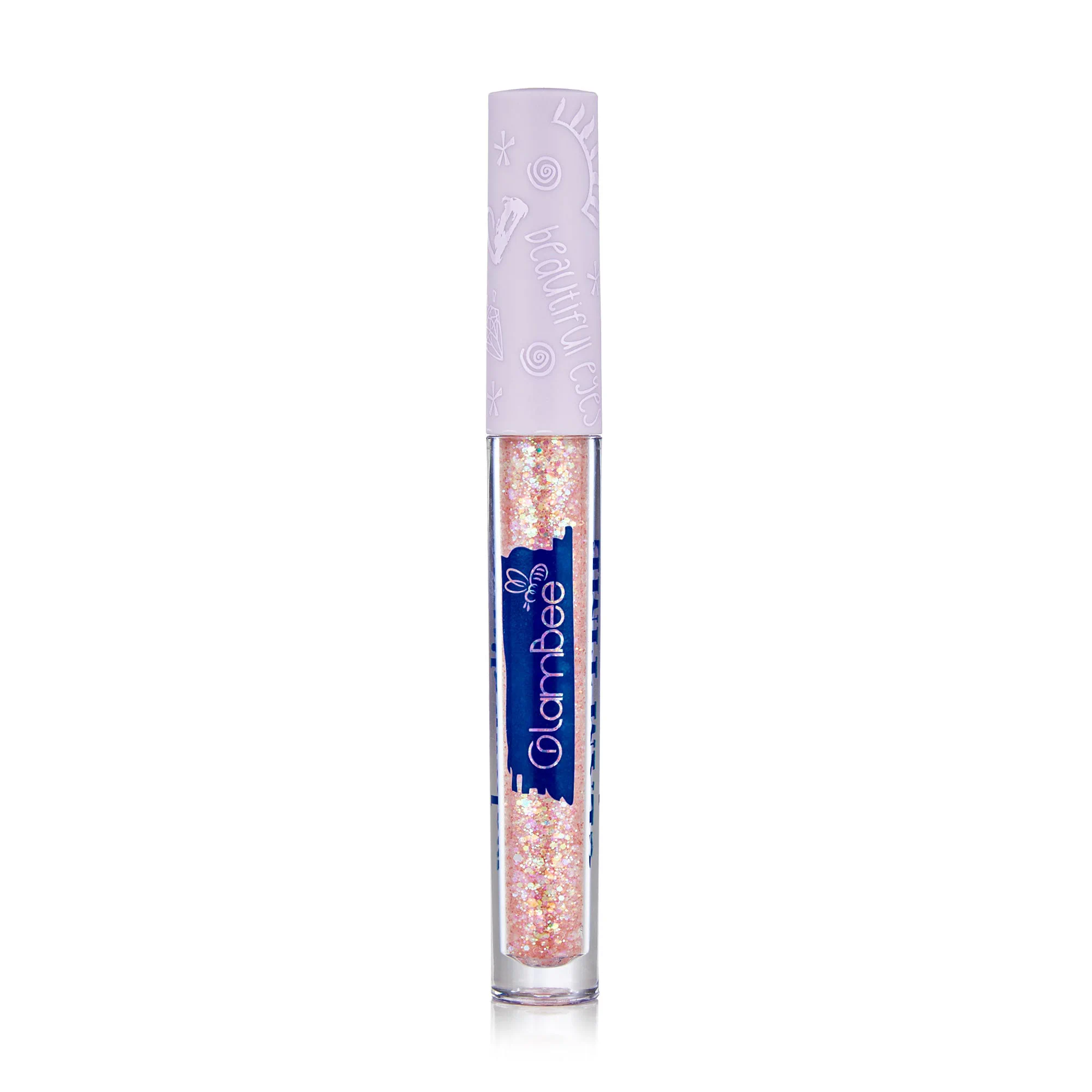 вера Глиттер для век GlamBee Glam Time Makeup Glitters, 02, 1.5 г photo