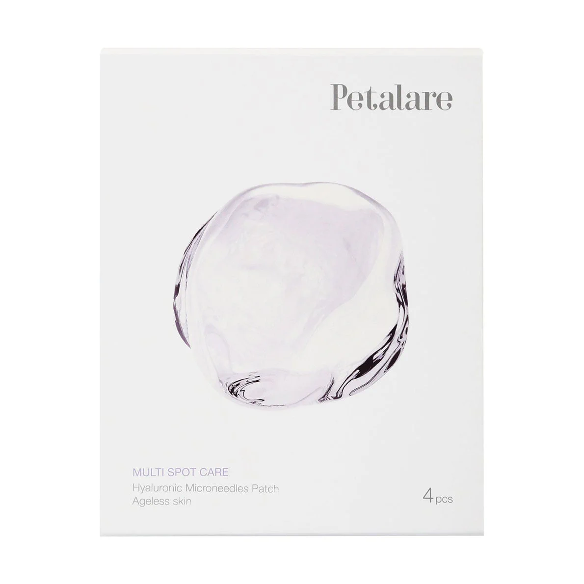 Карина м. Уцінка! Набір омолоджувальних патчів для обличчя Petalare Multi Spot Care Hyaluronic Microneedles Patch з мікроголками з гіалуронової кислоти, 4 шт photo