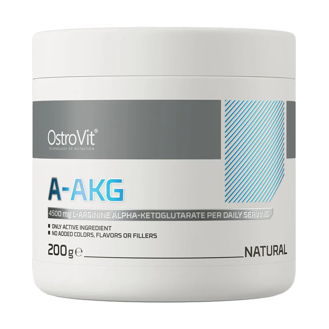 Лариса Уцінка! Аргінін Альфа-Кетоглутарат OstroVit A-AKG Без смаку, в порошку, 200 г photo