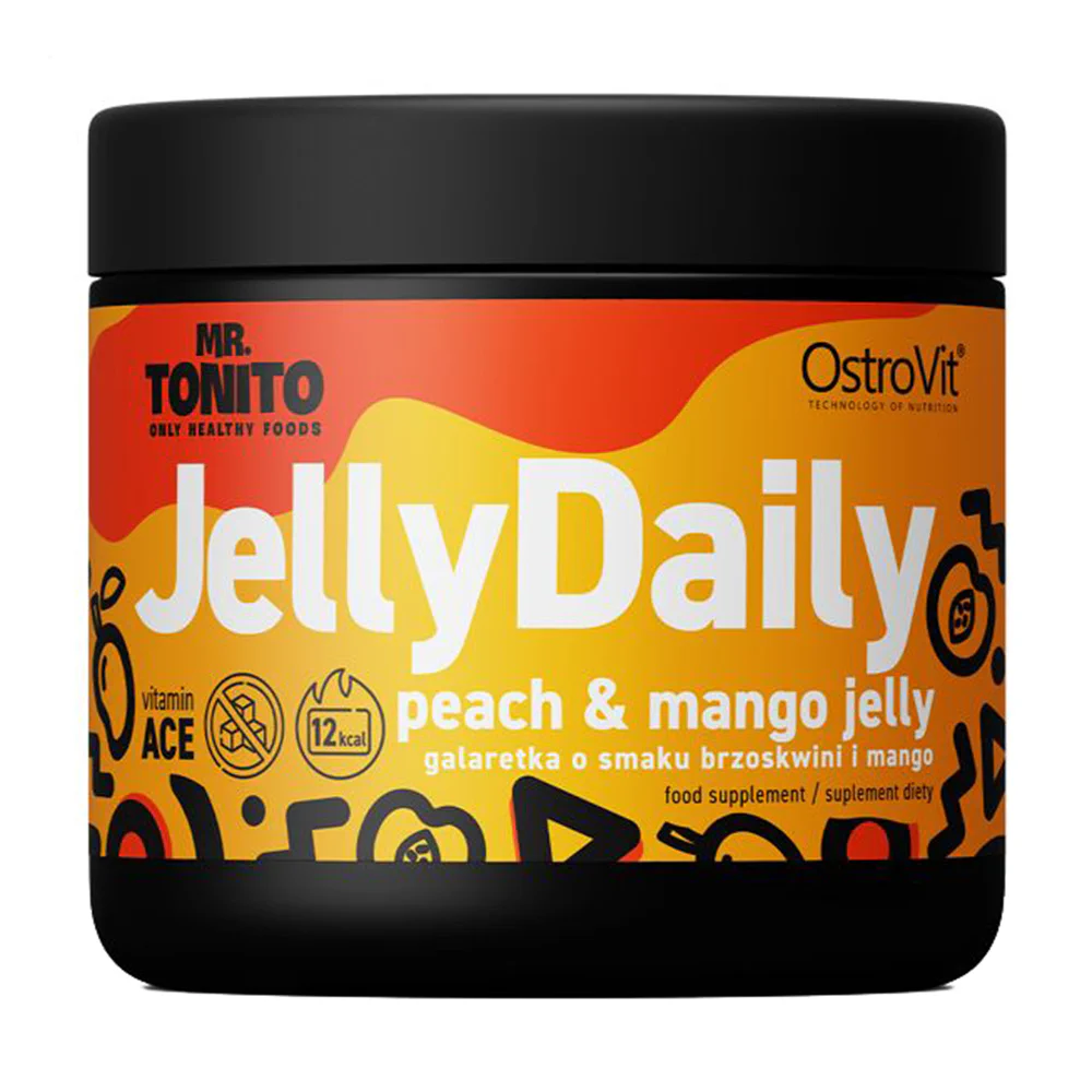 Світлана А. Дієтична добавка желе без цукру в порошку OstroVit Mr. Tonito Jelly Daily зі смаком персика та манго, 350 г photo