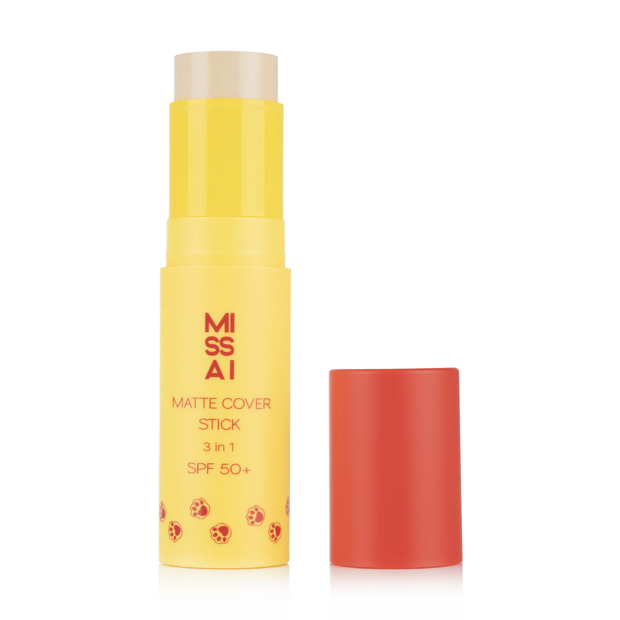 Алина С. Тональная основа-стик для лица Missai Matte Cover Stick 3 in 1 SPF 50+, 10 г photo