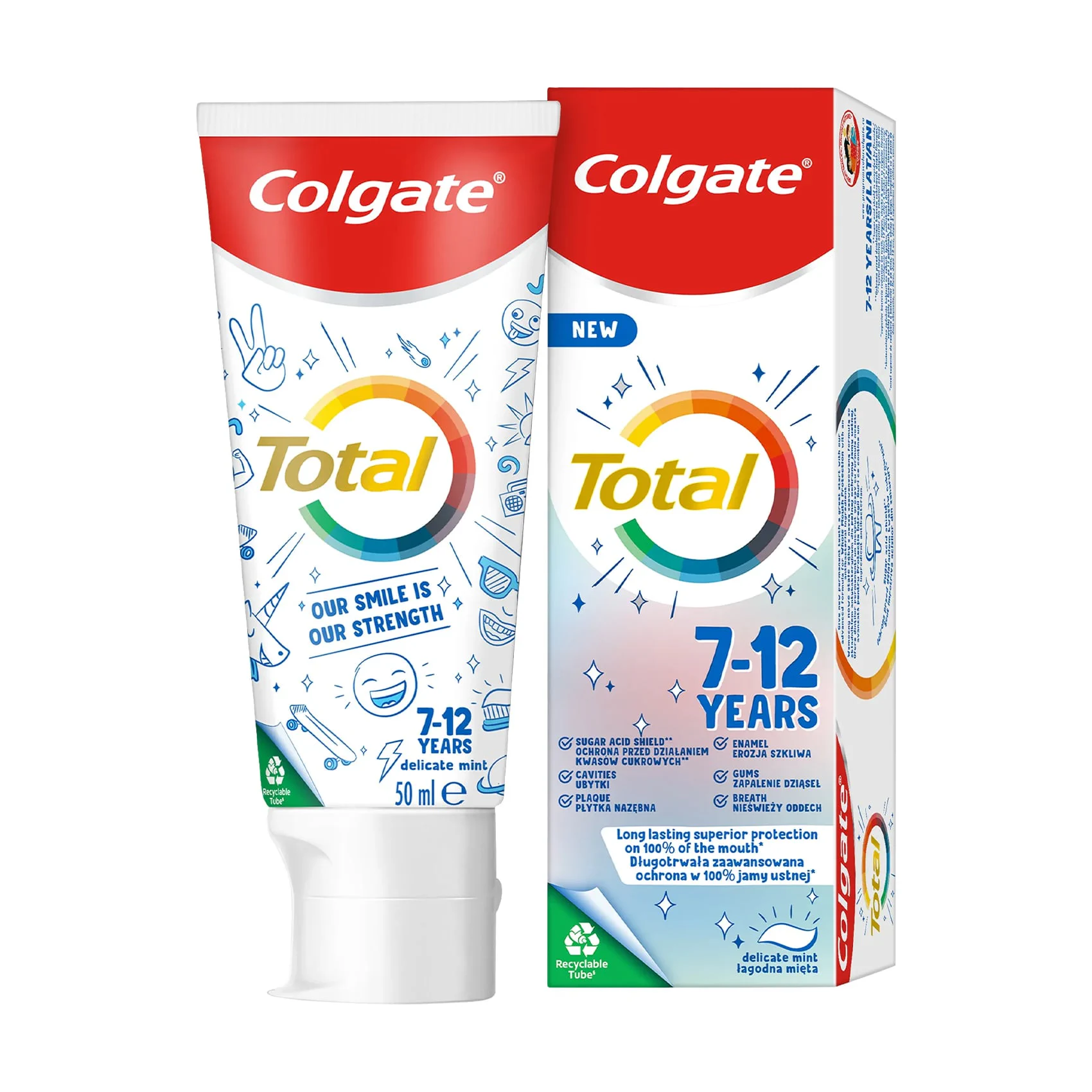 Галина Зубна паста Colgate Total Kids 7-12 років, 50 мл photo