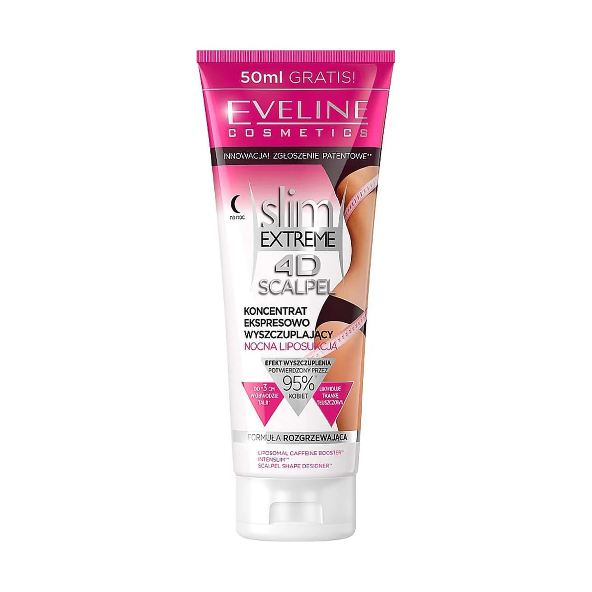 Юлія Р. Антицецюлітний нічний засіб для тіла Eveline Cosmetics Slim Extreme 4D Scalpel Night Liposuction, 250 мл photo