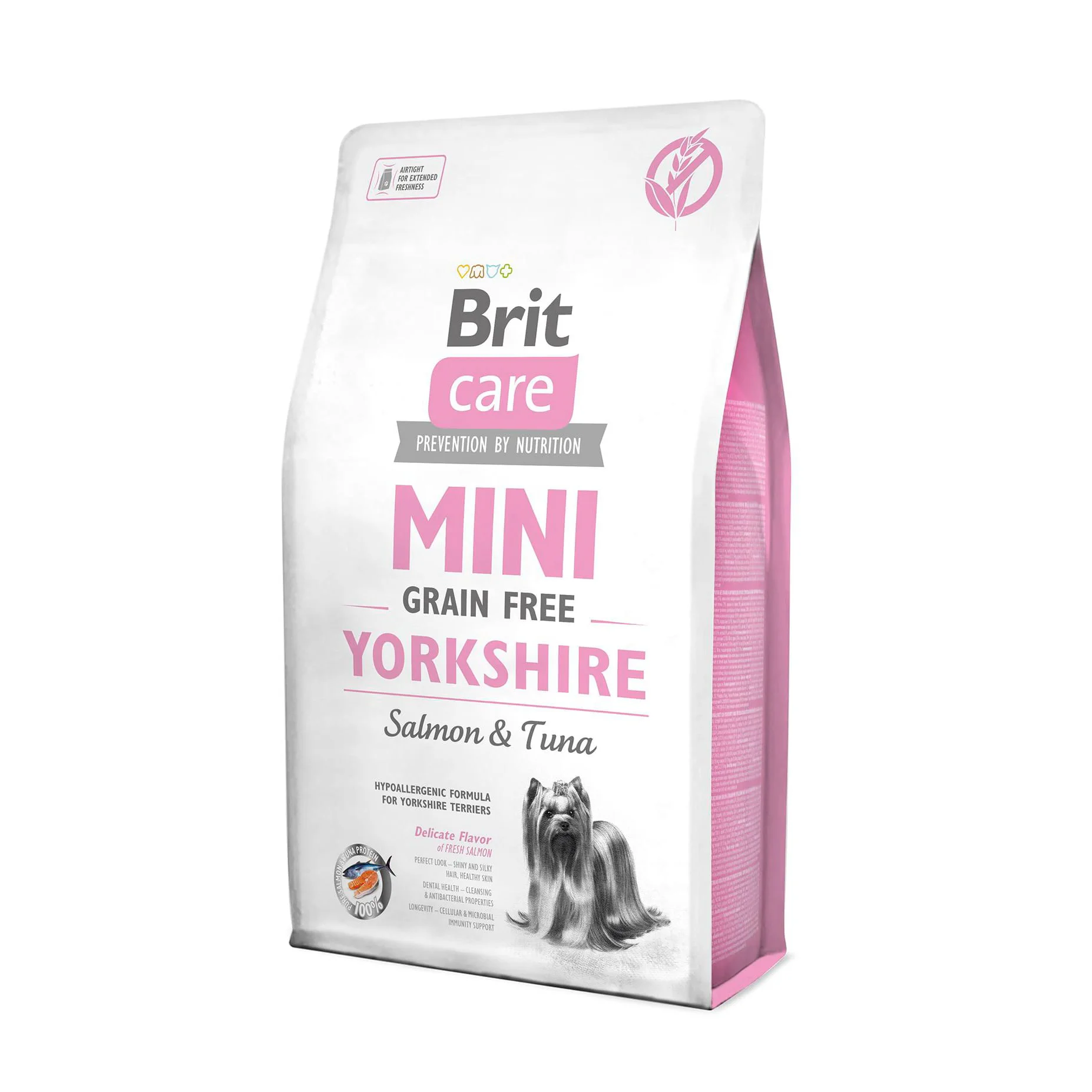 Анна р. Сухий корм для йоркширських тер'єрів Brit Care Mini Yorkshire з лососем та тунцем photo