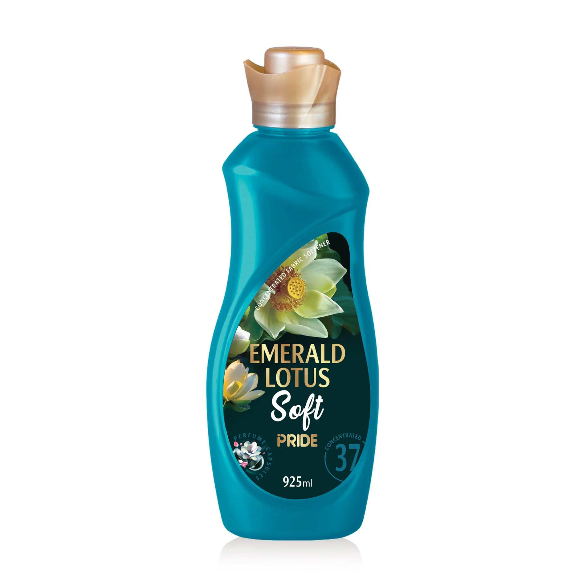 Ірина П. Кондиціонер-ополіскувач для білизни PRIDE Soft Emerald Lotus 37 циклів прання, 925 мл photo