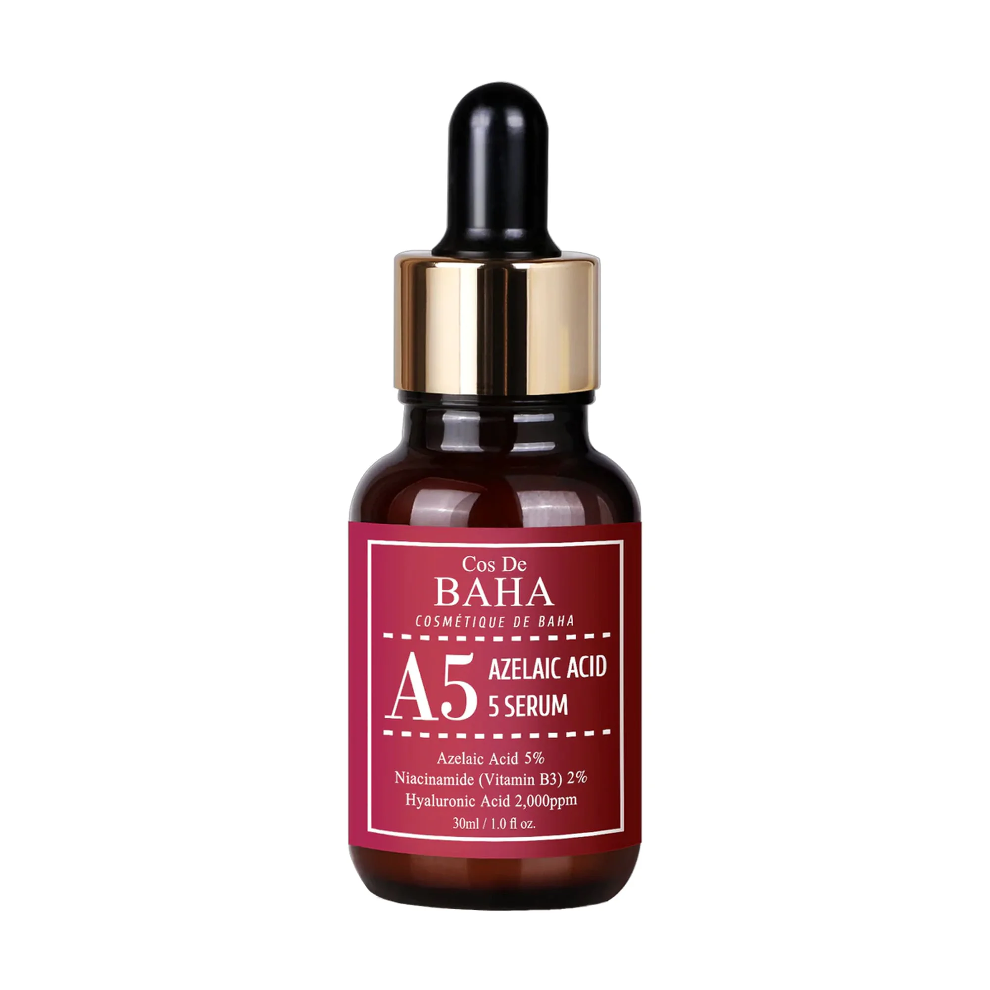 Ірина Противовоспалительная сыворотка для лица Cos De Baha Azelaic Acid 5 Serum с азелаиновой кислотой 5%, 30 мл photo