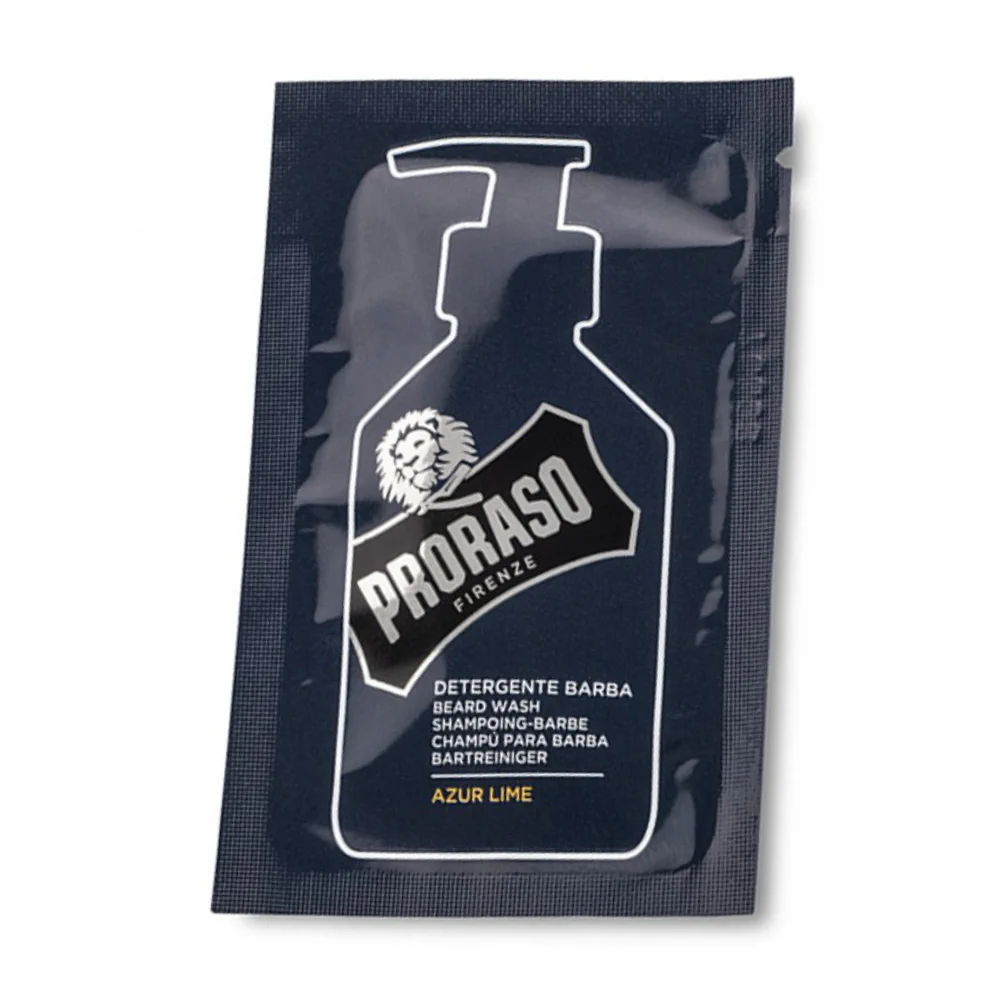 Альона Шампунь для бороди Proraso Azur Lime Beard Wash, 4 мл photo