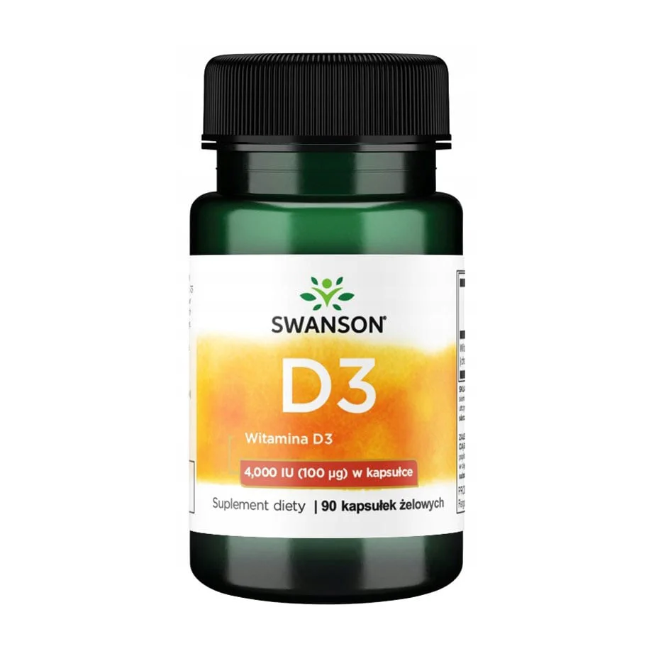 Аня Витамин Д3 Swanson Vitamin D3, 4000 МЕ, 90 гелевых капсул photo