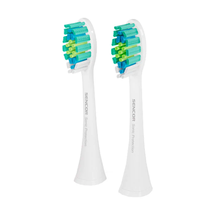 Інна Сменные насадки для электрической зубной щетки Sencor Toothbrush Heads SOX 015 белые, 2 шт photo