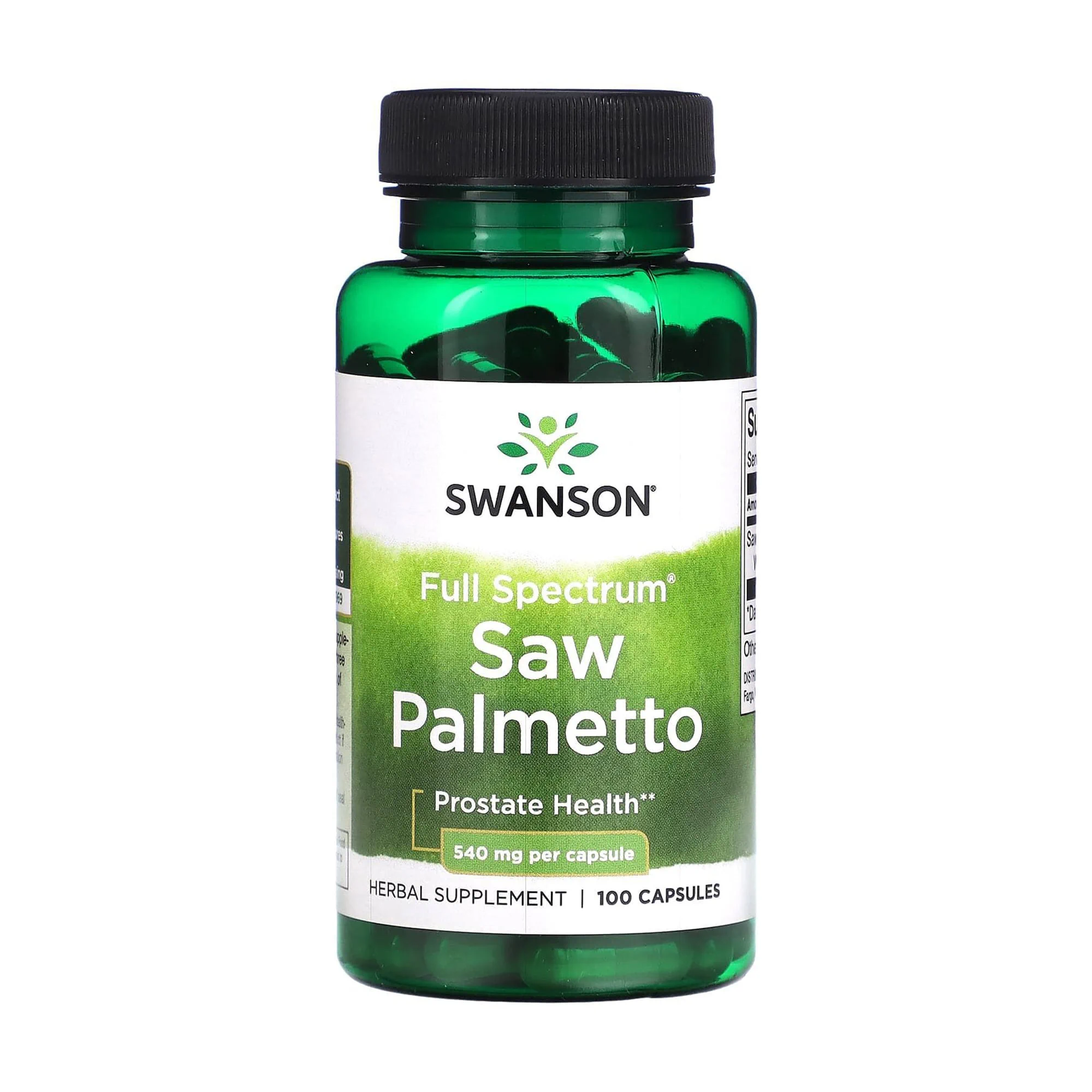 Михаил Со Пальметто Swanson Full Spectrum Saw Palmetto 540 мг, в капсулах photo