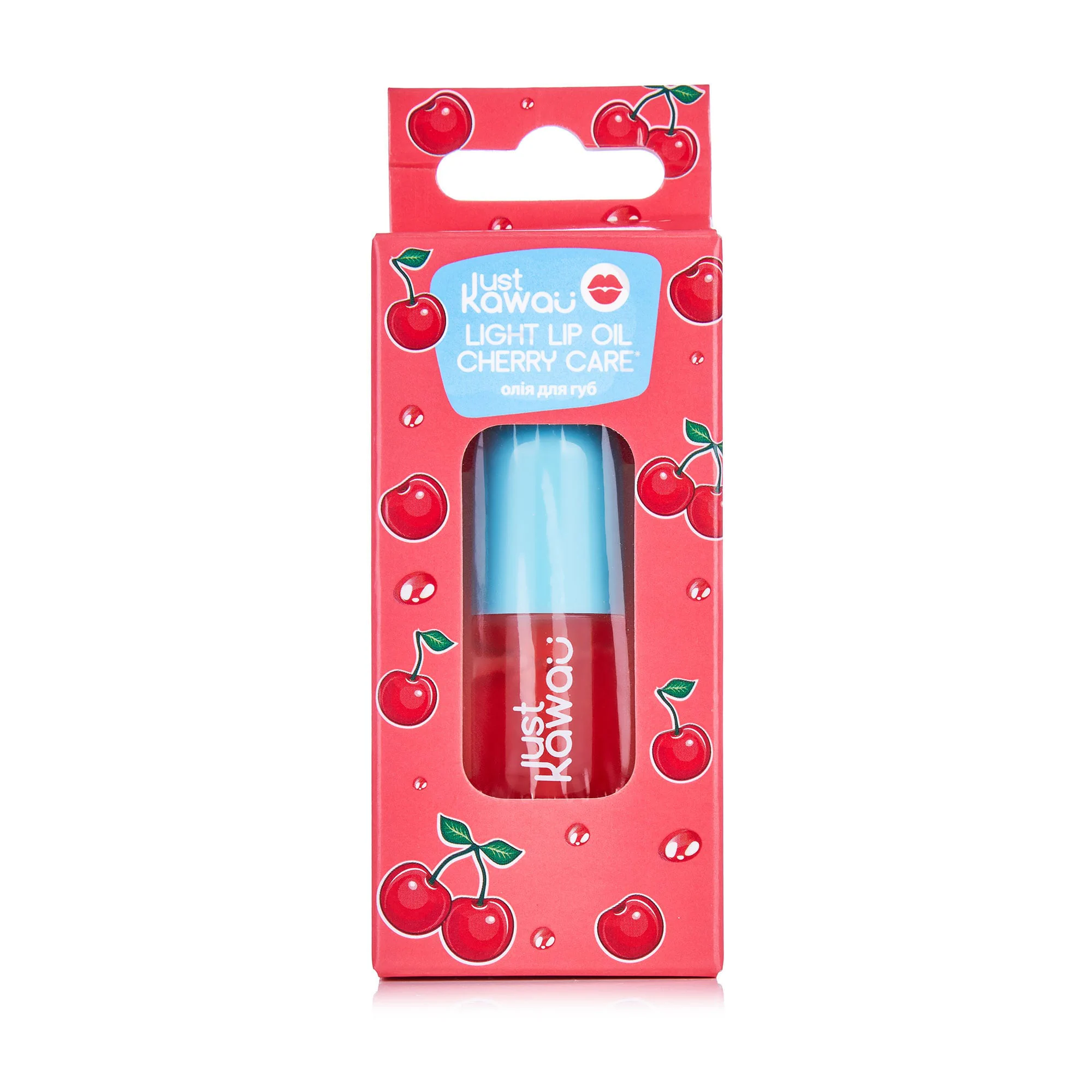 Тетяна Ш. Олія для губ Just Kawaii Light Lip Oil Cherry Care, 3 мл photo
