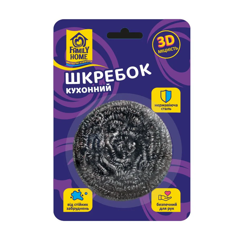 Ганна Б. Шкребок кухонний Family Home 3D Міцність, 1 шт photo
