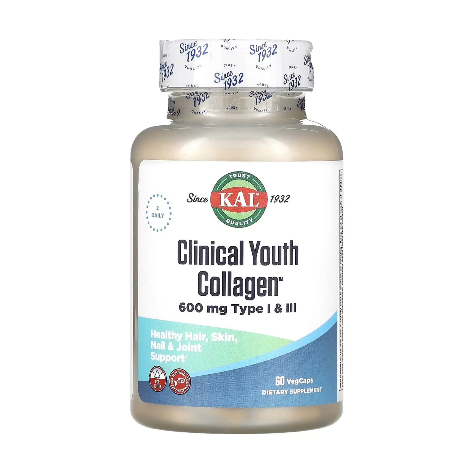 Ирина Коллаген KAL Clinical Youth Collagen Type I & III, 600 мг, 60 капсул photo