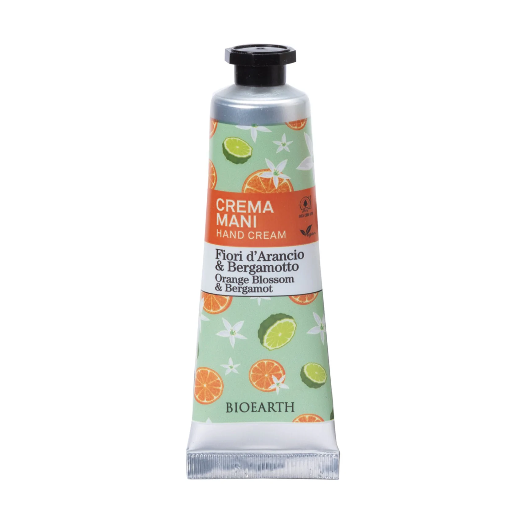 Ірина О. Крем для рук Bioearth Family Hand Cream Апельсиновий цвіт та бергамот, 30 мл photo